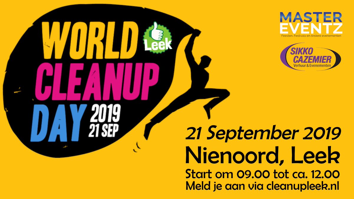 Grote schoonmaakactie in Leek op 21 september infoleek.nl/2019/09/10/gro… #InfoLeek
