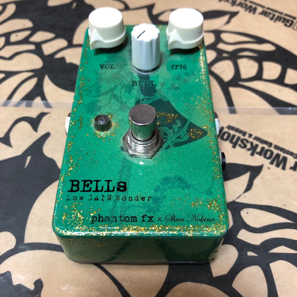 Esp Guitar Workshop Phantom Fx Shun Nokina Bells 激レア中古品入荷しました しかもカラーオーダーの特注品です 右手のニュアンスに素直に反応する圧倒的なピッキングレスポンス プロギタリストとして第一線で活躍し続ける戸高氏の感覚があって