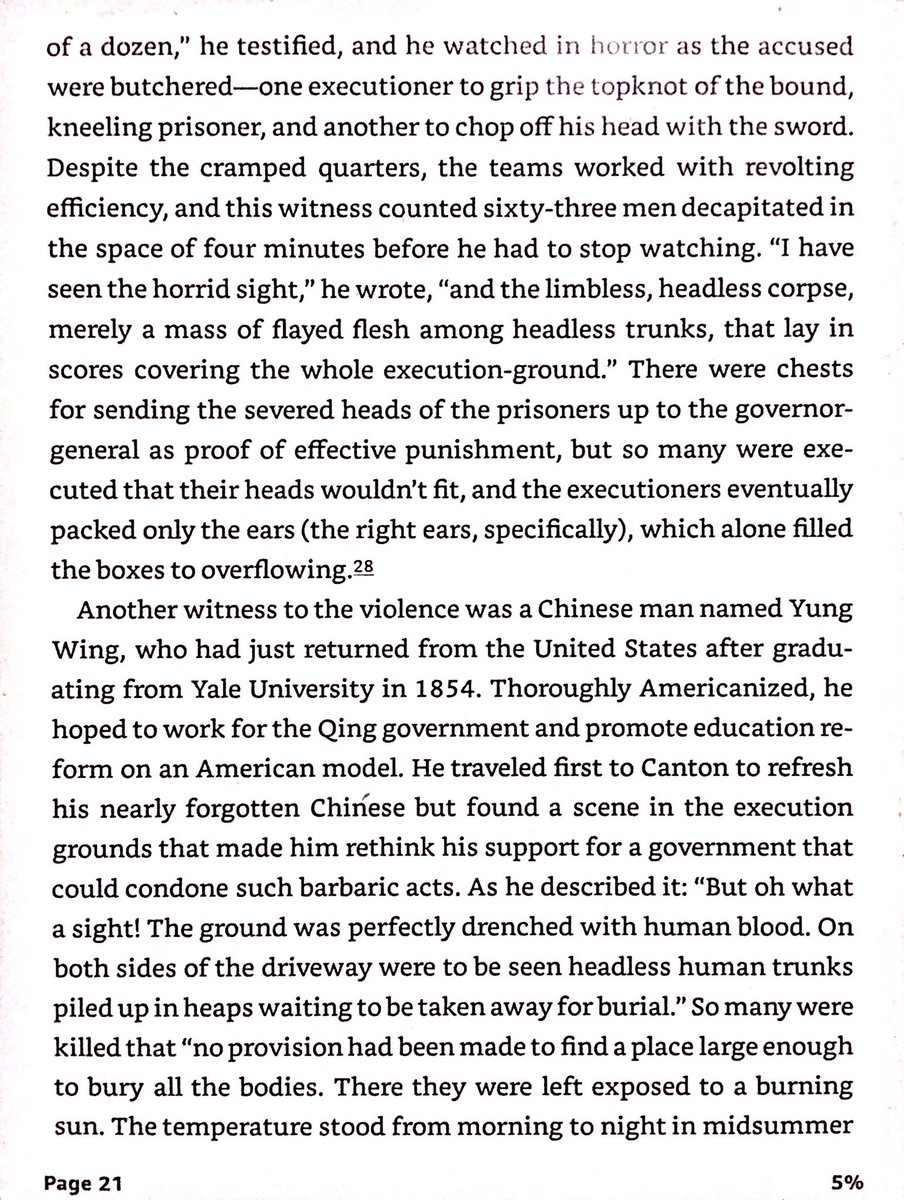 The Qing brutally repressed anywhere they though there might be Taiping sympathizers.