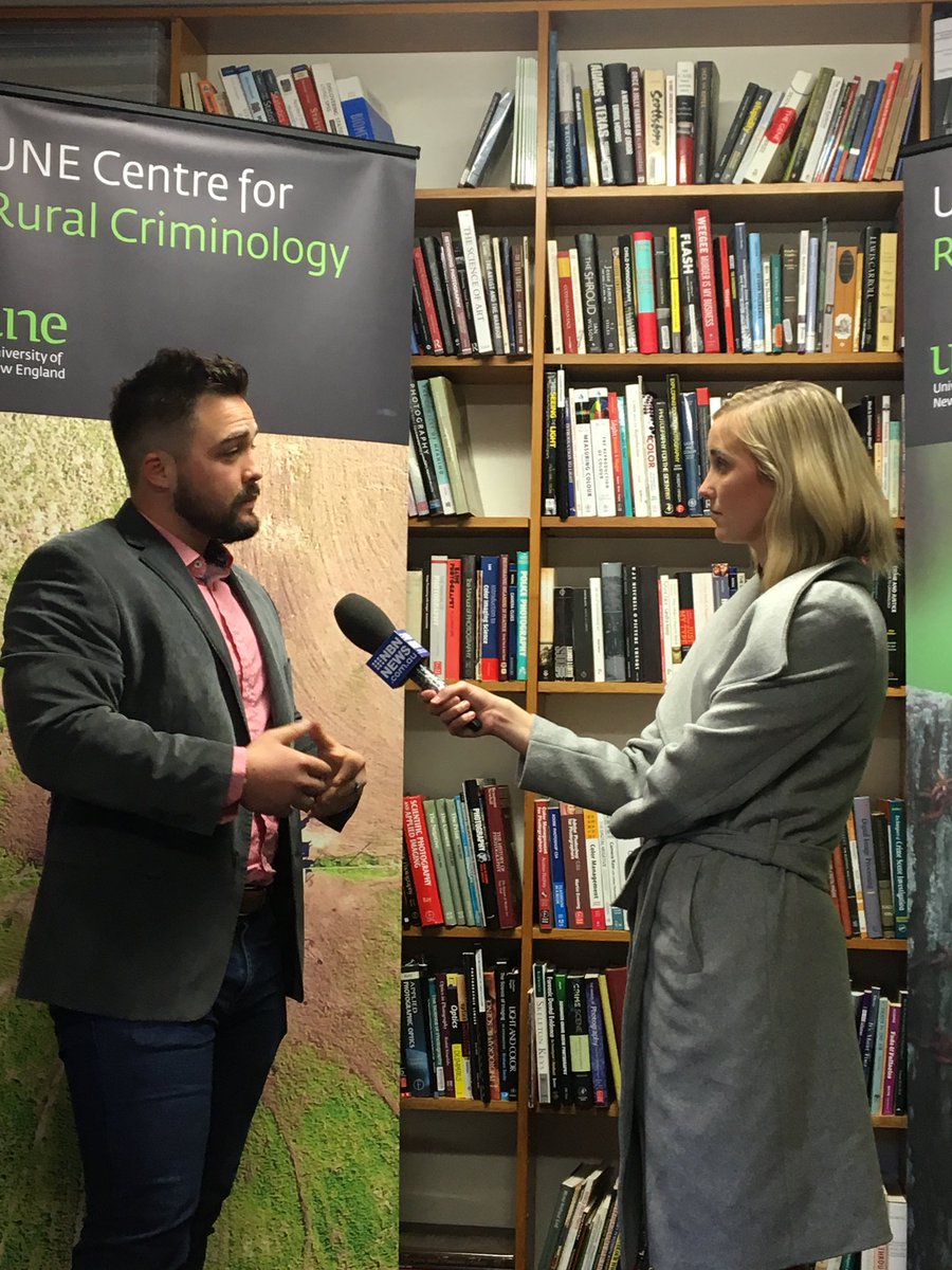 RuCrimSociety's tweet photo. #ISSRC Vice President @CriminologyGuy, Treasurer @AHarkness &amp; Assoc. Prof Glenn Porter discuss the new Centre for #Rural #Criminology @CriminologyUNE 

the urban bias that pervades #Criminology 

#FarmCrime, Illegal #Firearms, #Trespass &amp; more, on @WINNews_NNSW_GC, later today! https://t.co/e0VfwS1Huo