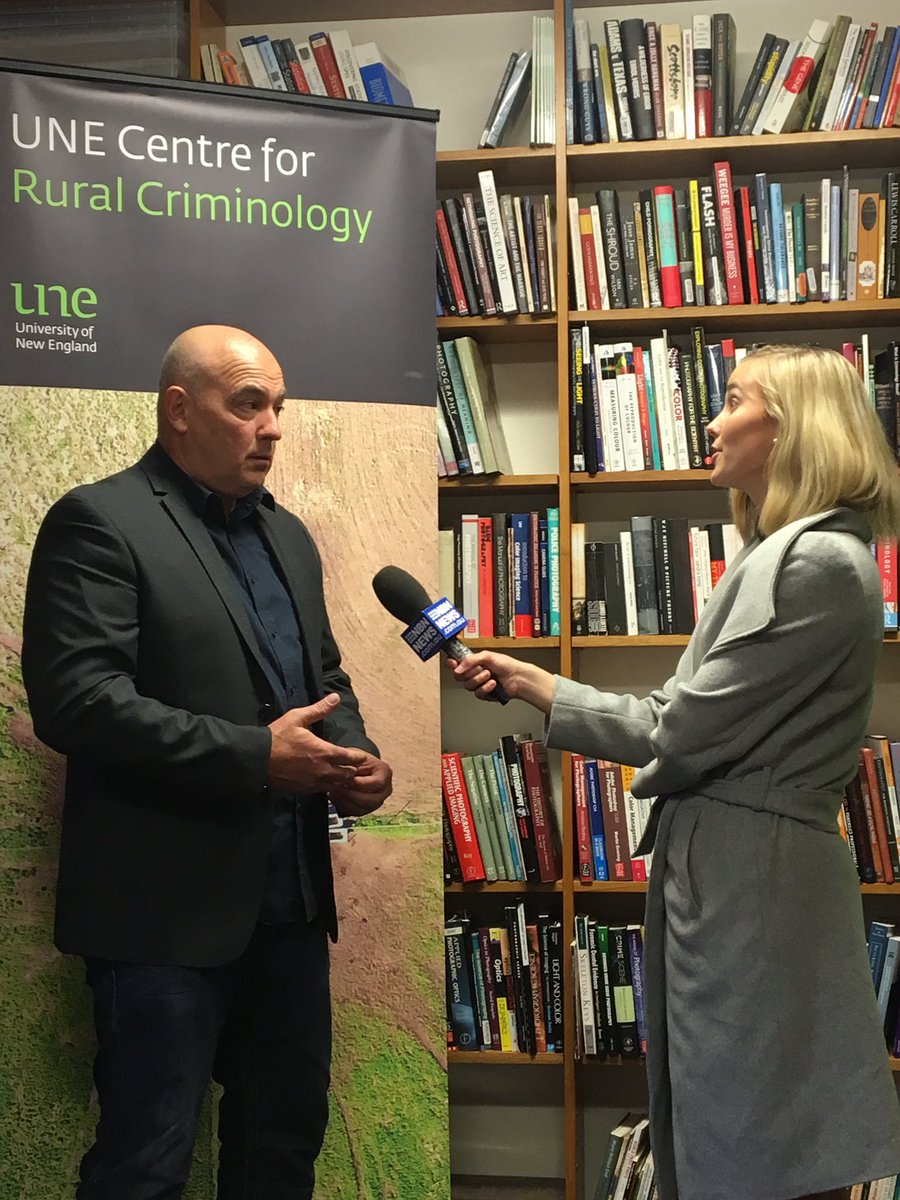 RuCrimSociety's tweet photo. #ISSRC Vice President @CriminologyGuy, Treasurer @AHarkness &amp; Assoc. Prof Glenn Porter discuss the new Centre for #Rural #Criminology @CriminologyUNE 

the urban bias that pervades #Criminology 

#FarmCrime, Illegal #Firearms, #Trespass &amp; more, on @WINNews_NNSW_GC, later today! https://t.co/e0VfwS1Huo