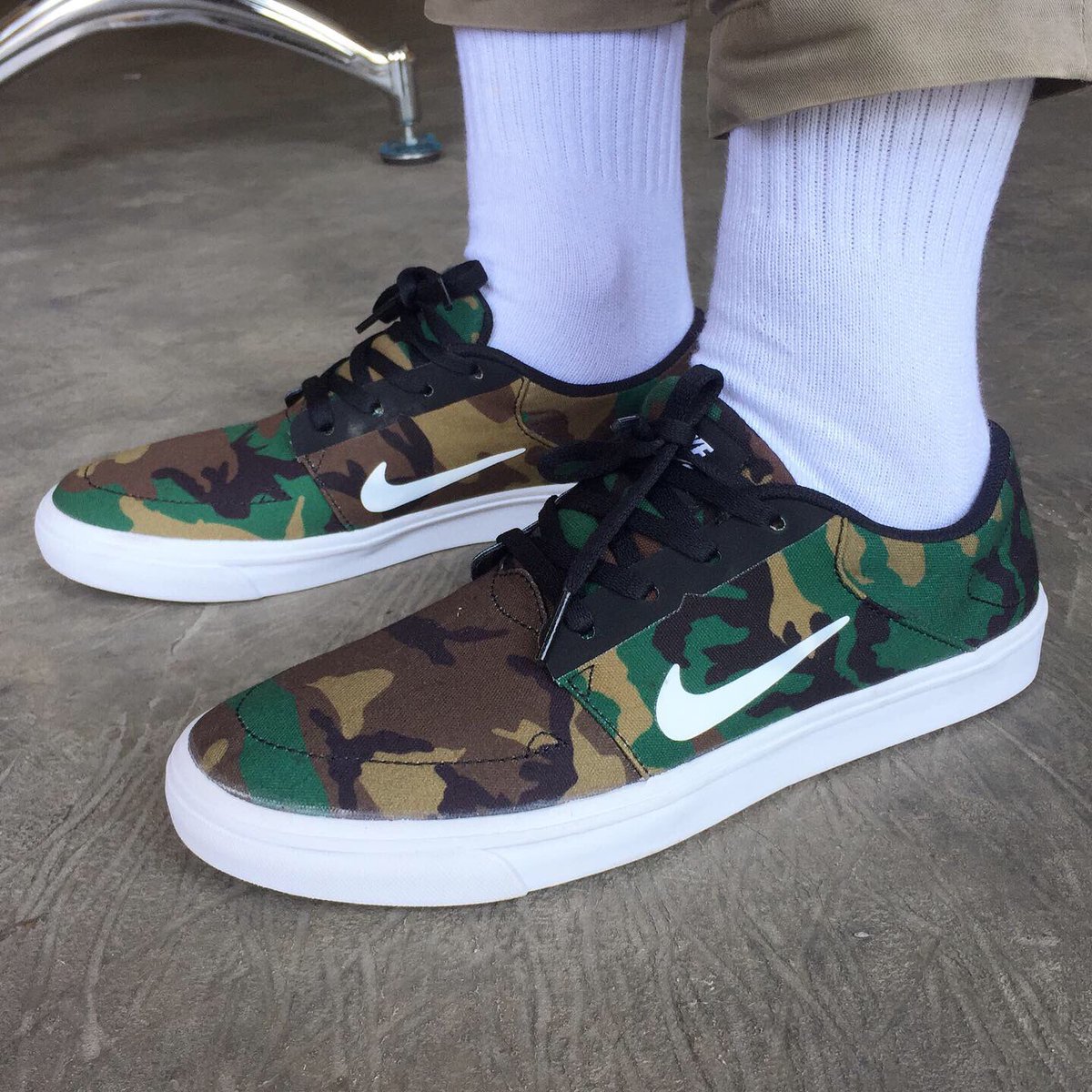 nike sb portmore canvas camo