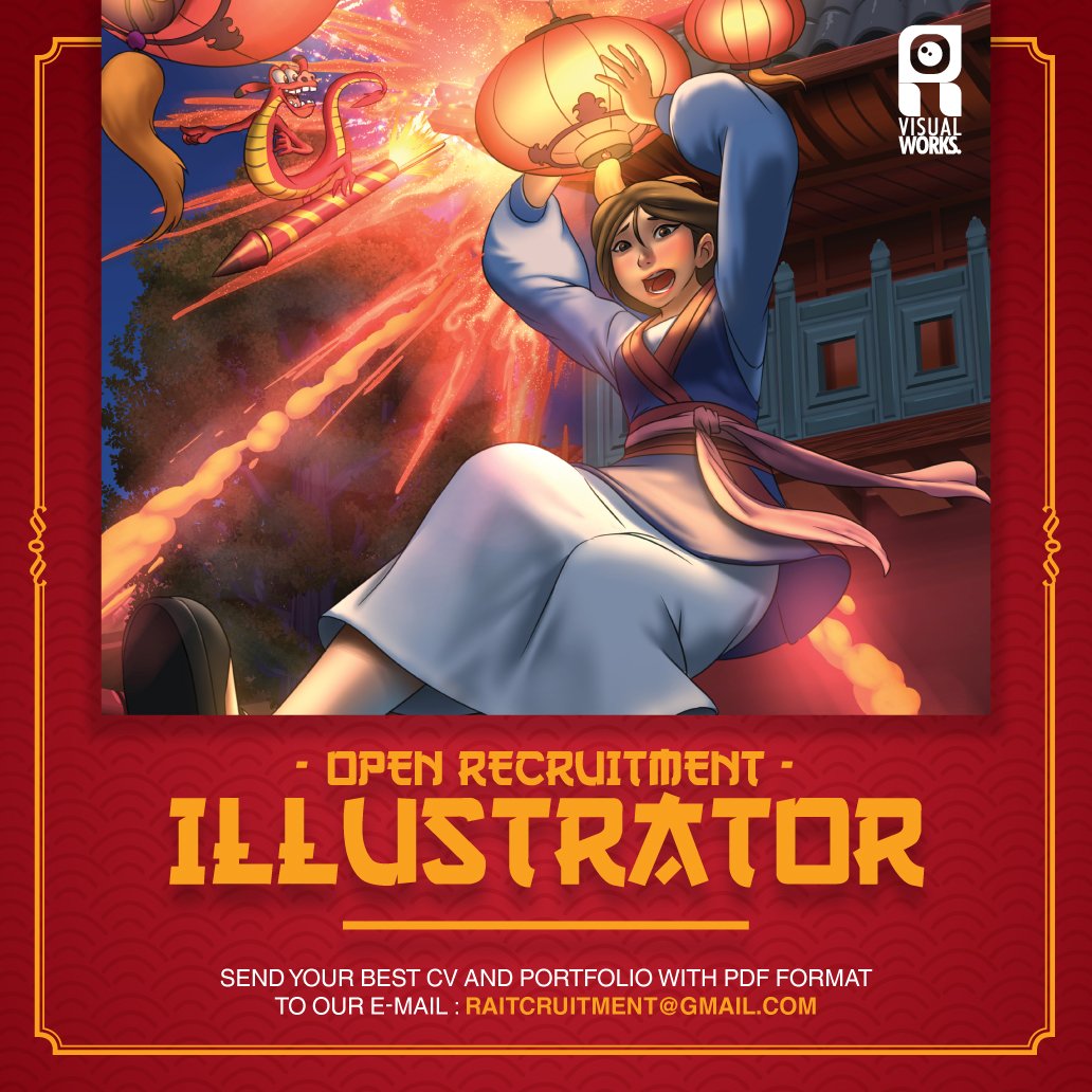 Digital illustrator needed! 
<a href="/infomalang/">Info Malang</a> <a href="/LowKerMalang/">LowonganKerja Malang</a> <a href="/lokermalangraya/">Lowongan Kerja Mlg</a> <a href="/Lokermalang/">L o k e r m a l a n g | Media</a> <a href="/lowongankerja/">lowongankerja</a> <a href="/twitlowongan/">INFO LOWONGAN KERJA</a>
#JobVacancy #lowkermalang #lokermalang