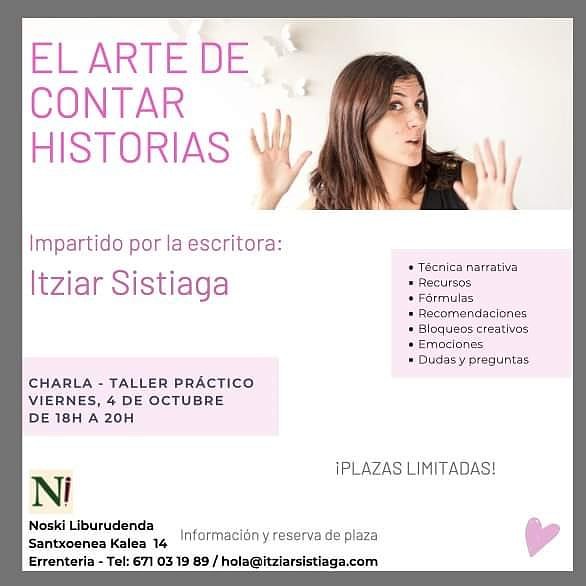 Noski_liburuden's tweet photo. ¿Siempre has querido escribir? Aquí tienes una oportunidad para que te escuchemos.✒️✒️📖📖🖍️🖍️🖍️📖📖✏️✏️📑📑📑
La escritora @itzisis nos da una pautas.
¡Plazas limitadas! 25
#escrituracreativa #oarsoaldea #libros #tallerliterario #elveto #lejosenmi #librerias https://t.co/RBOU056rsY