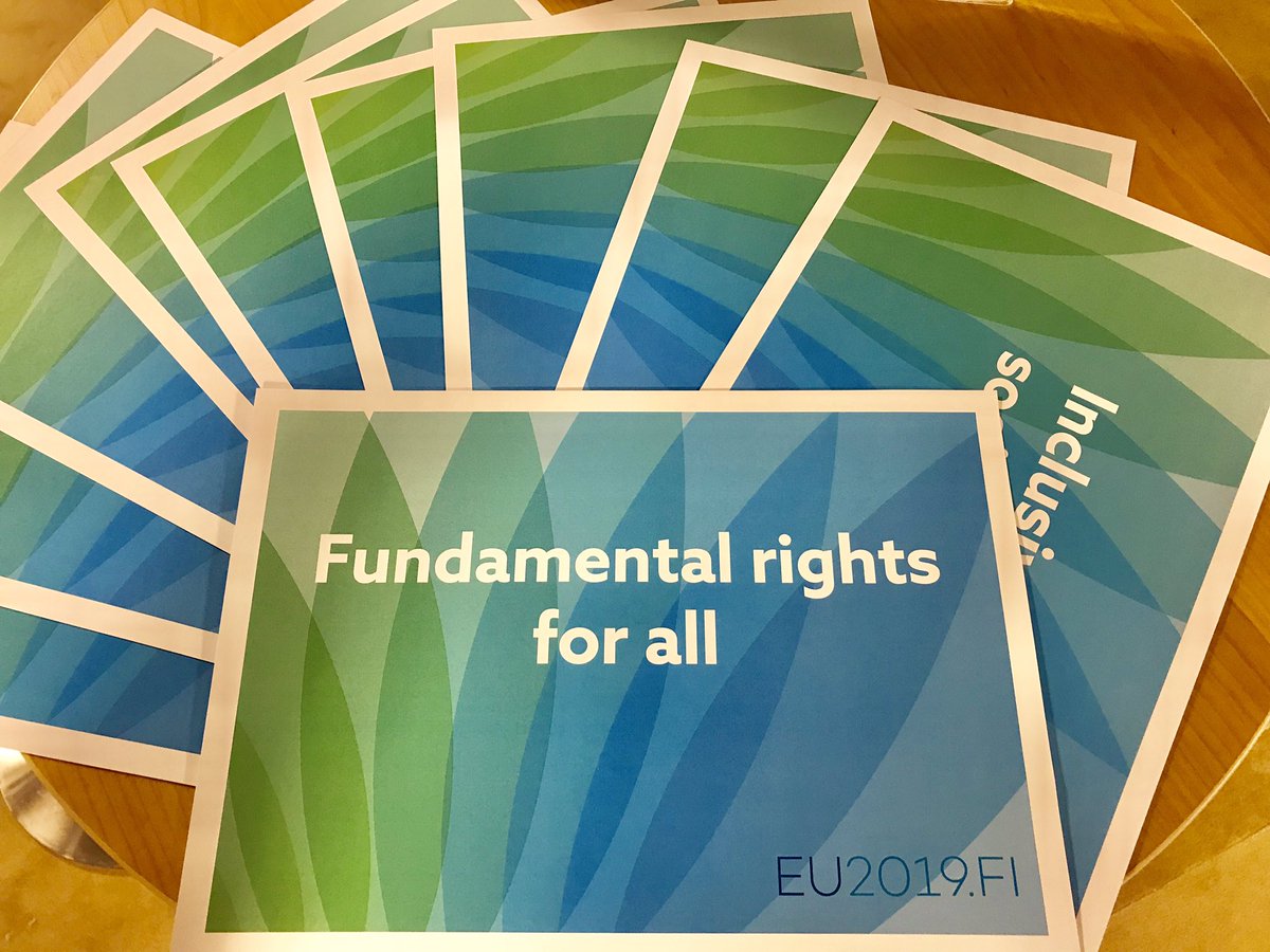 oikeusmin's tweet photo. Perusoikeuksista, oikeusvaltioperiaatteesta ja demokratiasta keskustellaan tänään Finlandia-talossa. #EU2019FI https://t.co/AFlcfwbIDf