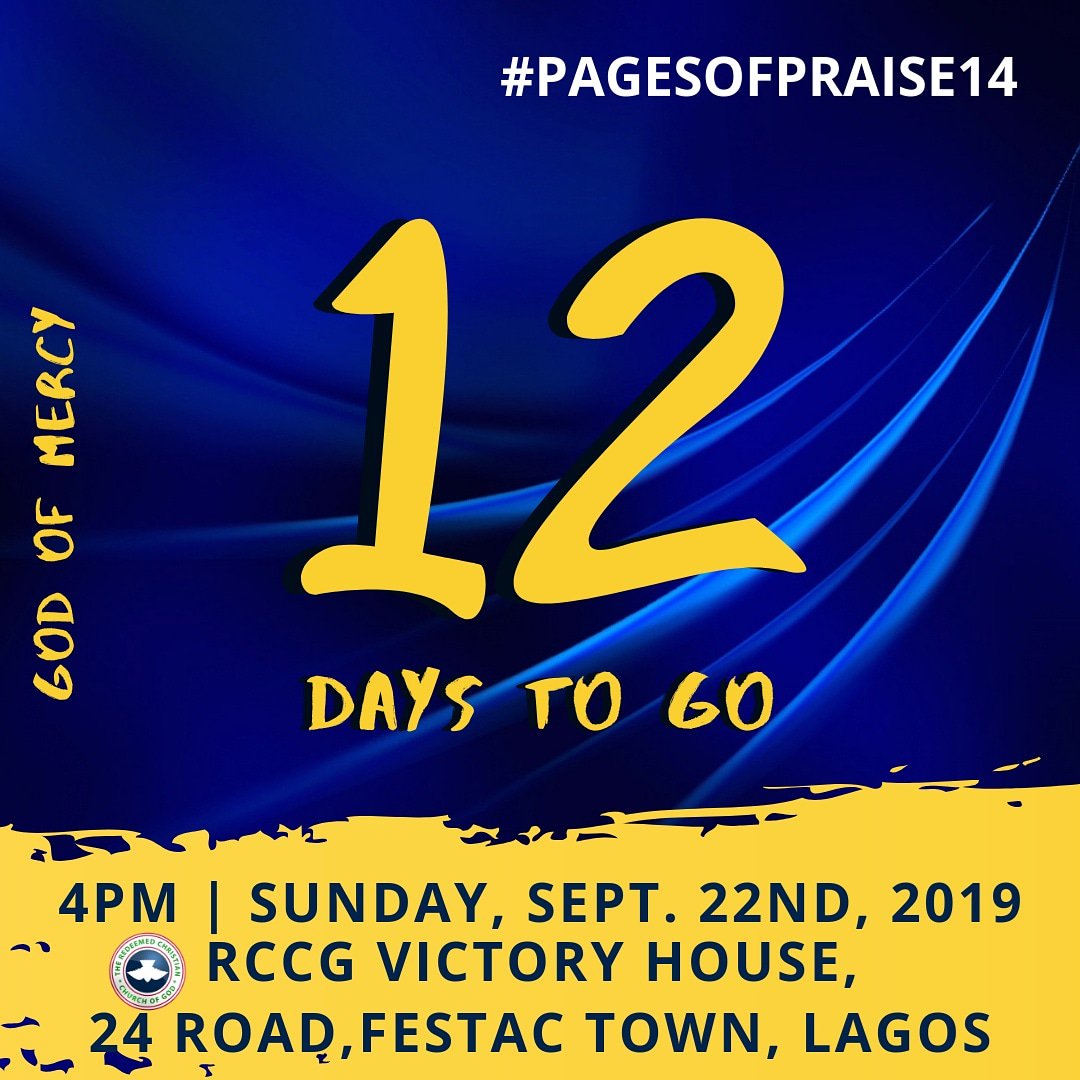 PagesOfPraise's tweet photo. #PagesOfPraise14 is in T W E L V E (12) D A Y S
One Night • Many Voices • One God
GOD of MERCY
S E P T E M B E R 22, 2019
4 P M
#countdown
#Worship
#Praise
#praiseiswhatwedo
#worshipmusic
#PagesOfPraise https://t.co/SHQMta3x8X