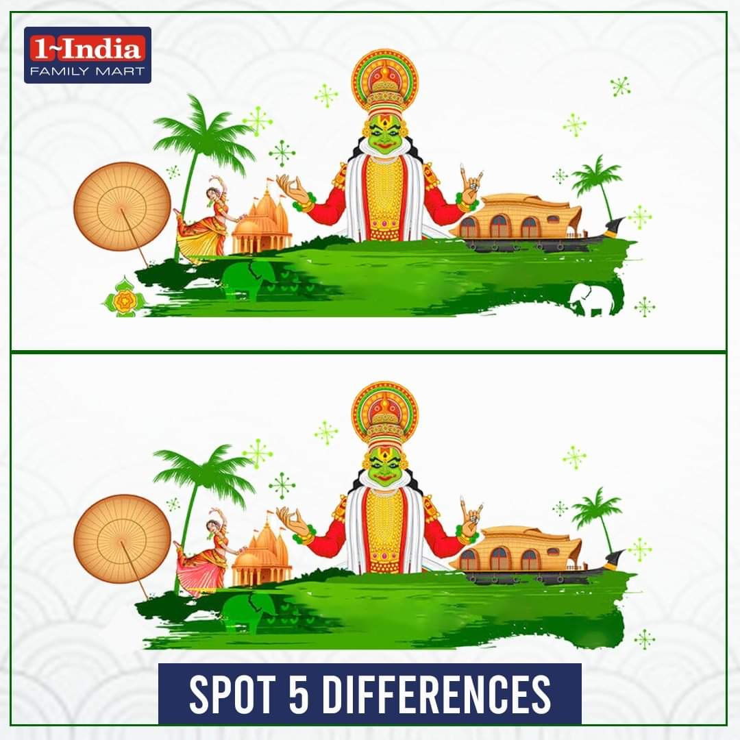 1indfamilymart's tweet photo. Contest Alert! Find 5 hidden differences between the 2 images and get a chance to win vouchers worth Rs 500.
Share your answers in the comments below.
2 lucky winners will be selected.
*T&C Apply.
#ContestAlert #Contest #BestContest #WinPrizes #OnamContestAlert #TopContest https://t.co/9nGQbCMHnP