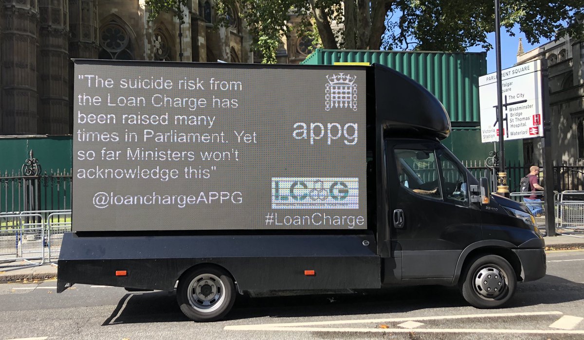 Today is #WorldSuicidePreventionDay. In the UK a Government policy, the #LoanCharge, has led to suicides, 6 have been reported directly to us. @HMRCgovuk & @hmtreasury were warned last year of the risk but ignored this. Last week families held a vigil at HMRC. #LoanChargeSuicides