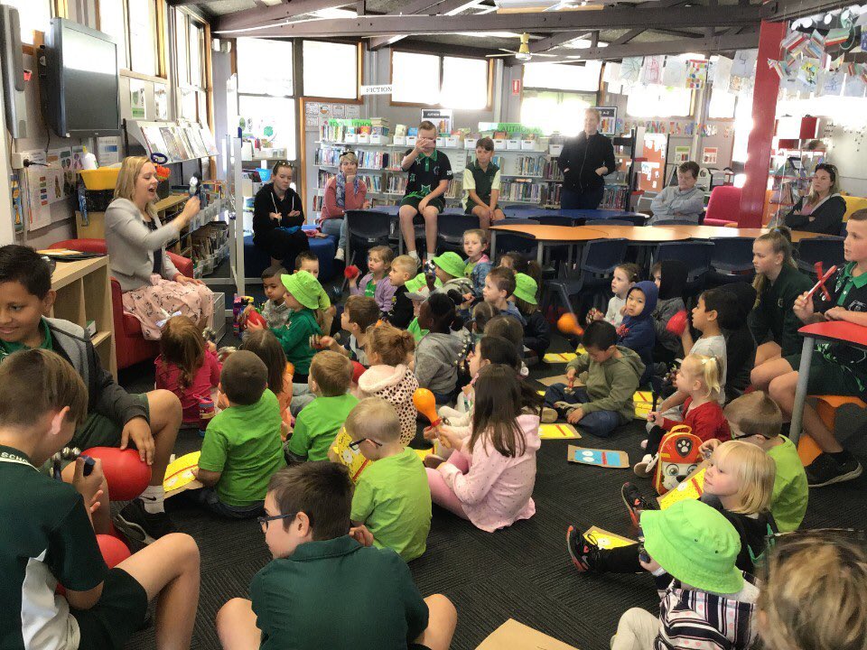 Preschool Story time has reached record numbers this week! Inspiring young minds as they get ready to take the journey into big school in 2020! #thefuture #ruseps #doe