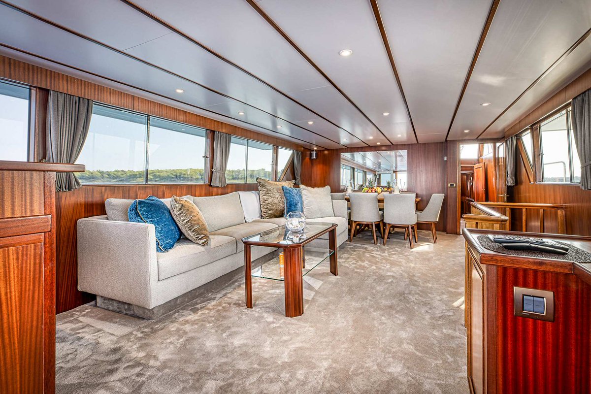 Vibieffe On Twitter Look How Our 910 Zone Slim Sofa And 430 Opera Small Chairs Perfectly Fit In A Custom Made Yacht Interior Design Thanks To Sifas For Designing This Luxury Yacht Interior