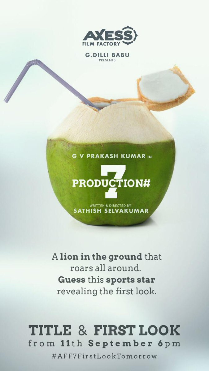 vconnectu's tweet photo. Senthamizhai suzhatri Pesubavar! Avar yar? 😉#AFF7FirstLookTomorrow  @AxessFilm @gvprakash @dir_Sathish @Dili_AFF @divyabarti2801 @gopiprasannaa @k_pooranesh @sanlokesh @Donechannel1 @UptownIdeas https://t.co/tZsoeexd9y