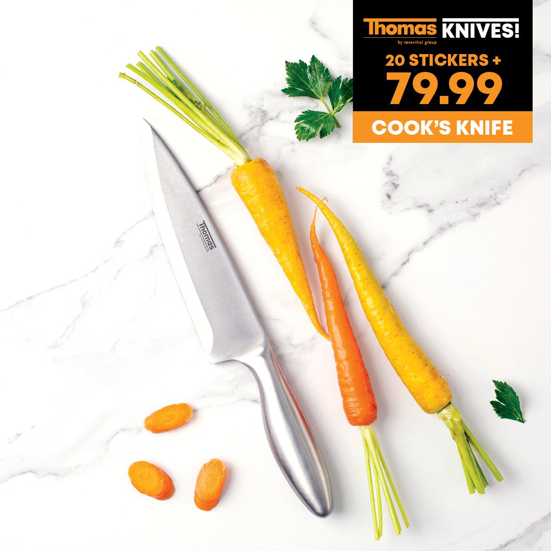 FoodLoversMkt's tweet photo. Getting your last minute shopping done. Don't forget to ask for your sticker. Collect 20 and get up to 75% off on your next knife! And you can also get the knife block for only R49.99!
#ThomasKnives #CollectingStickers #FLM #Save https://t.co/WaPyoO5QTt