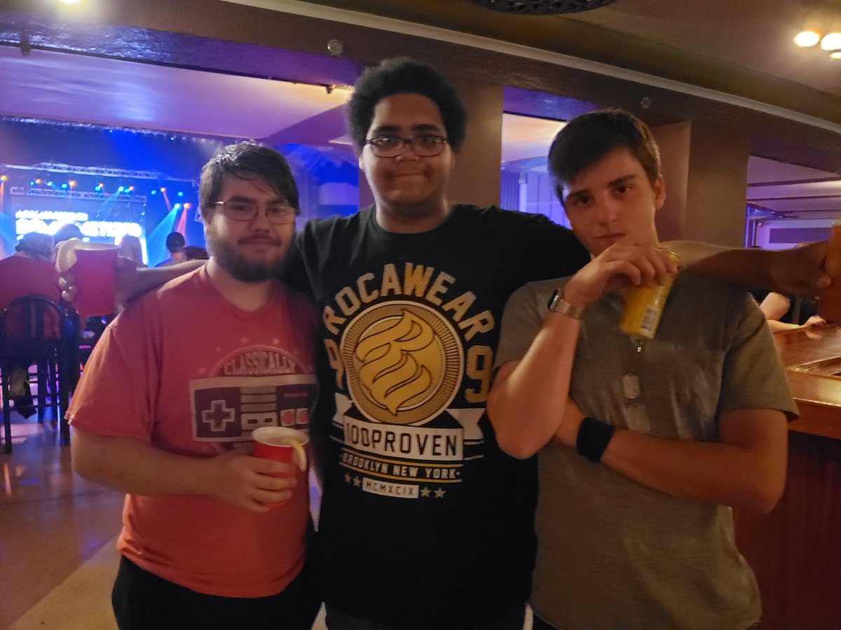 SkyePantherGame's tweet photo. Me and my pals at the Detroit show for @MiniLaddd and @BigJigglyPanda 

The Demonetized Tour was incredible! I even bought a poster! So funny and entertaining! We had a blast https://t.co/HXLX1wchI3