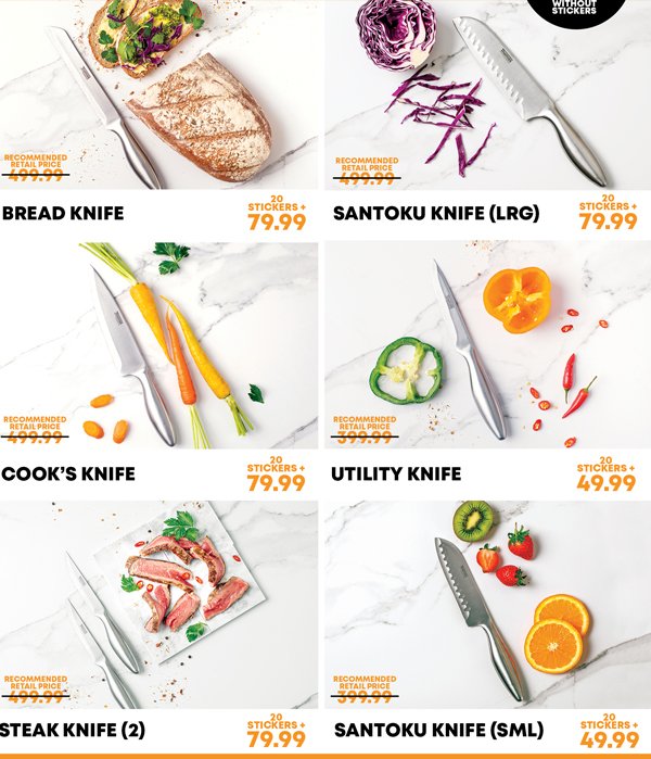 Starting off your Monday with saving! When you go to <a href="/FoodLoversMkt/">Food Lover's Market</a> for the great deals and to collect your sticks and your new knife! 🥳

#ThomasKnives #CollectingStickers #FLM #Save
