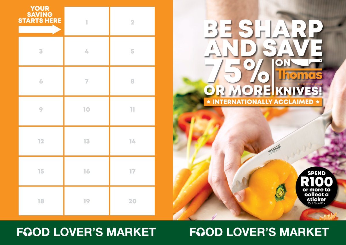 FoodLoversMkt's tweet photo. How many stickers do you need until you have 20? Let us know below!
#ThomasKnives #CollectingStickers #FLM #Save https://t.co/5H9wvrqN32