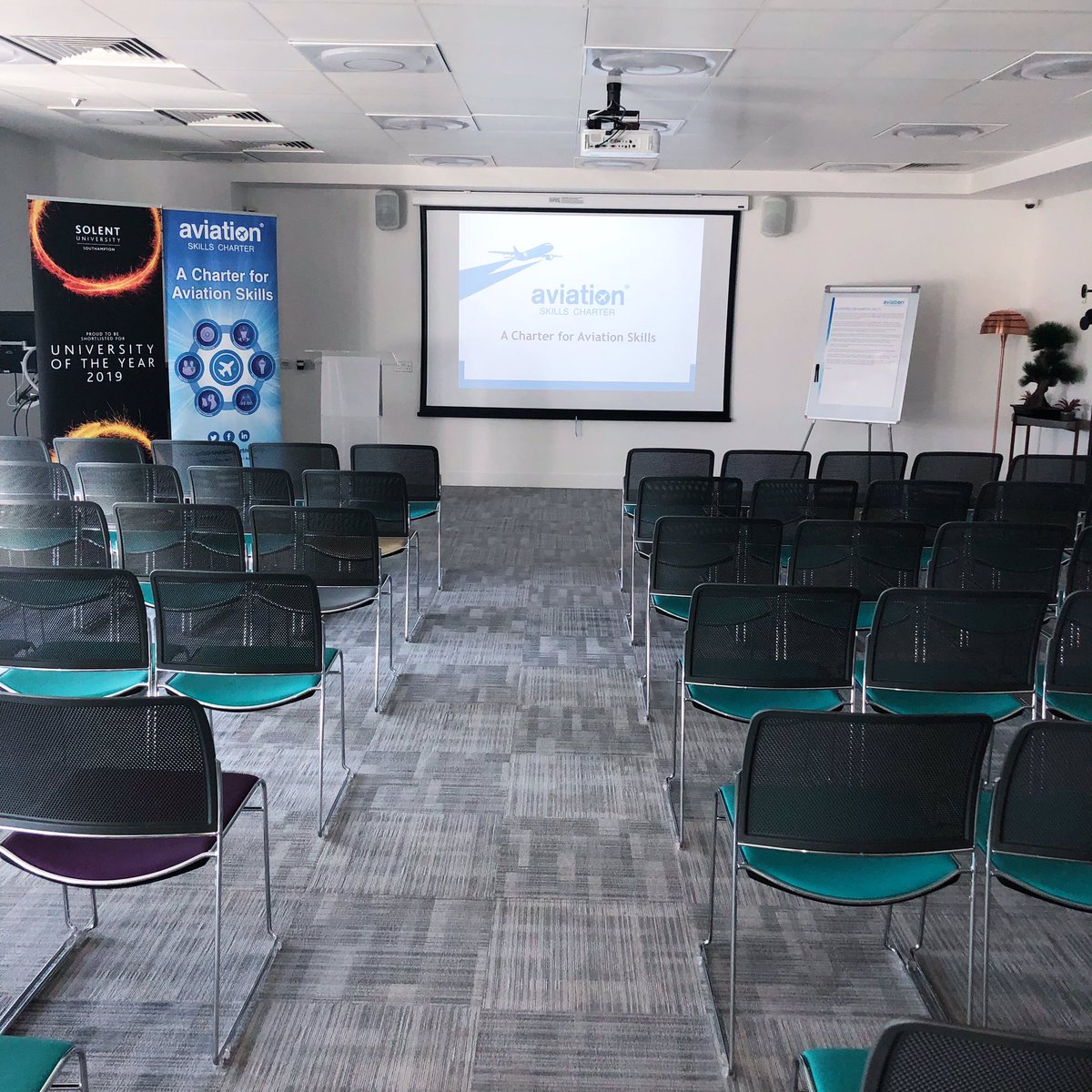 SkillsAviation's tweet image. We are all set for the Regional A Charter for Aviation Skills Event @solentuni #Charterforaviationskills #pennant #charterevent