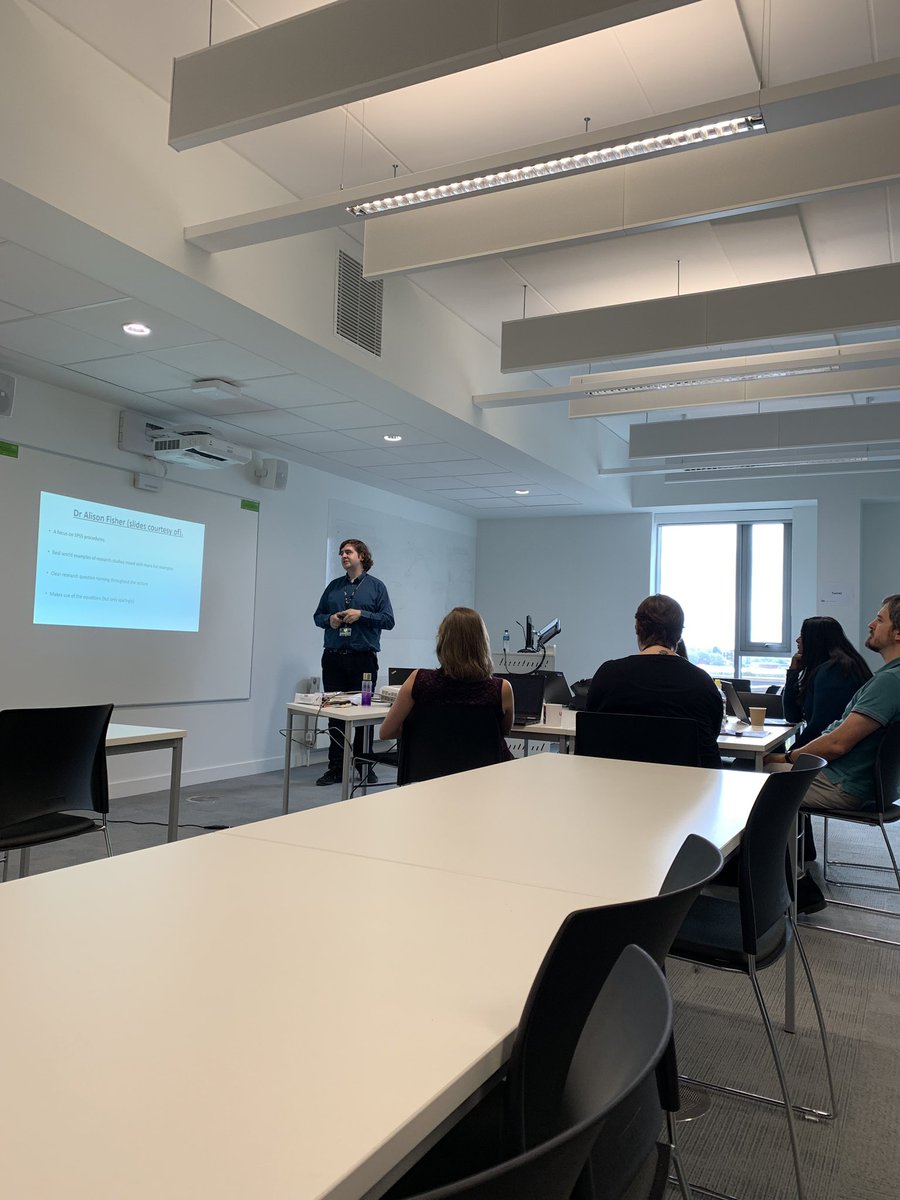 @MyBCU @BCUsocscience #SocSciLT2019 Dr Jeff Wood talking about teaching statistics to “mathphobes” using practical approaches to ease the way into student’s understanding and enjoying statistics
