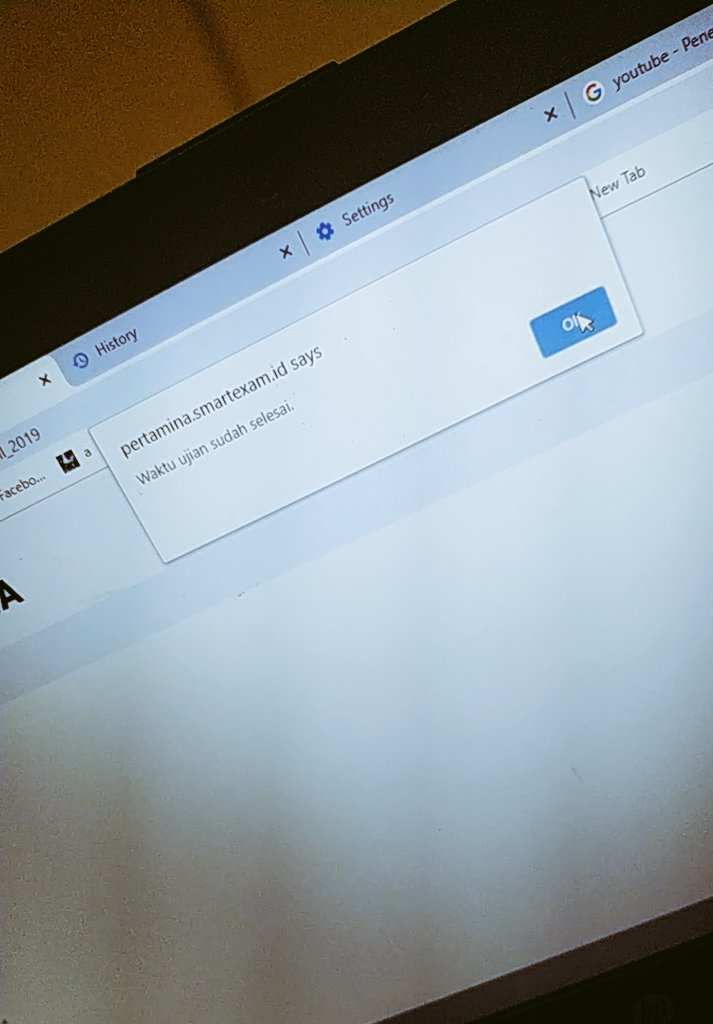 DanielRGG's tweet photo. Peserta test pertamina diberi waktu 120 mnt untuk mengerjakan test, tapi untuk berusaha login saja memakan waktu 1 jam lebih, bahkan banyak peserta yang masuk di 5 menit akhir waktu test, dan langsung dinyatakan telah mengikuti test #mendingtestoffline #pertaminagagal https://t.co/0dcuGL9cog