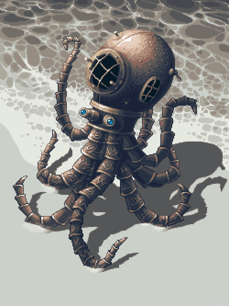MastersPixelArt's tweet photo. The cool #pixelartist @_Gas13 🇷🇺 #scifi / nature #illustrations in #pixelart ! ⭐ We're proud to feature your art in #themastersofpixelart vol 3 🖤 Get your name printed as a backer too >> https://t.co/KkprPbxZtZ &amp; watch the release video 🤩 https://t.co/3Pj2zKzyIE #retrostyle https://t.co/IZytiIbuBo