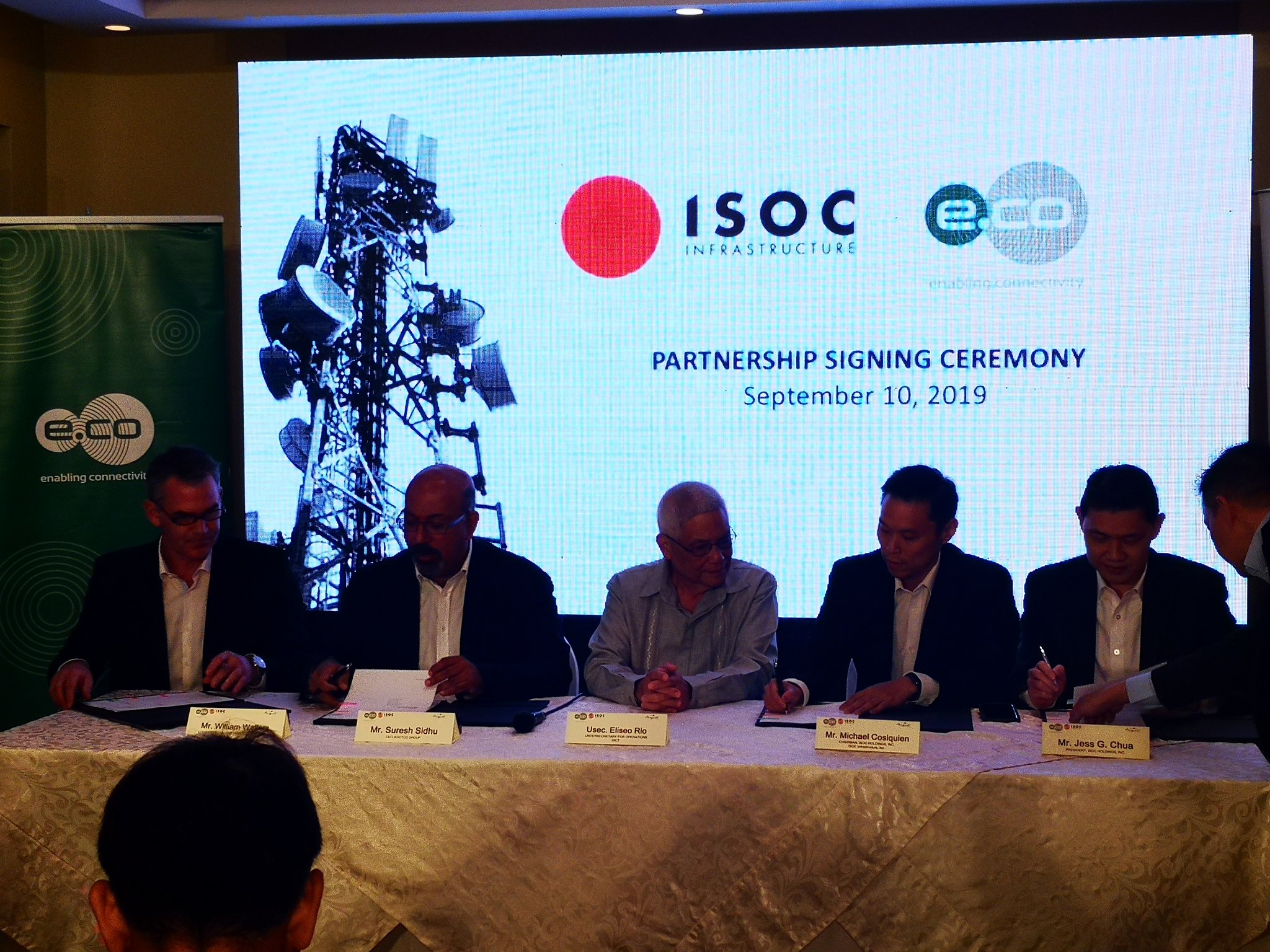 ABSCBN News on Twitter "JessFenol Malaysia's edotco and Philippines ISOC Infrastructure Inc