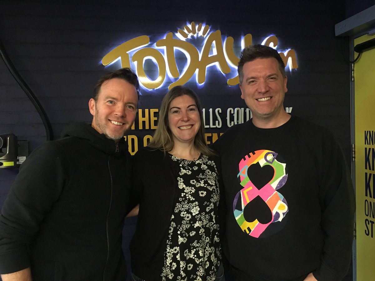 HappierAtWorkHQ's tweet photo. Yesterday I had the pleasure of chatting with @DermotTodayFM &amp; @DaveTodayFM at Today FM all about Imposter Syndrome. Great craic had, and we discovered that Dermot is the imposter (that's why they had to bring Dave in!). Catch up here:
https://t.co/syQM8Eh5Dr
#impostersyndrome https://t.co/Nr5FbeiGvx