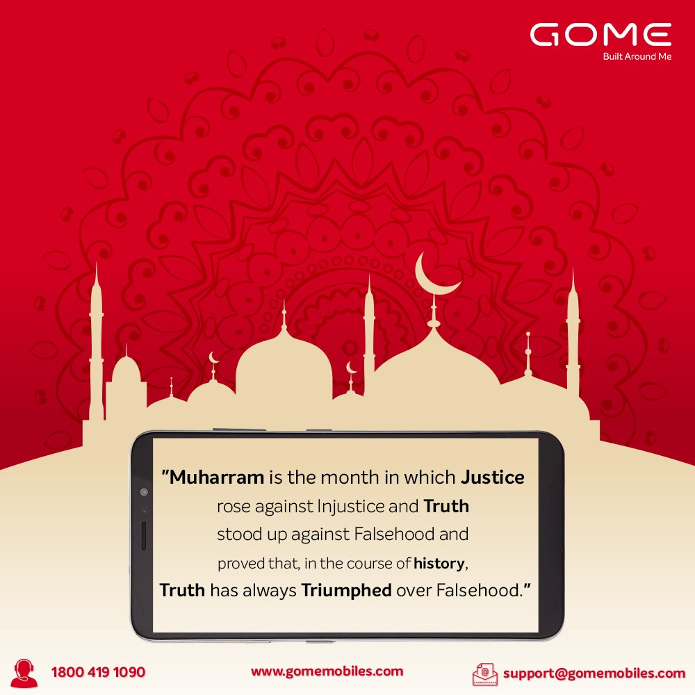 gomemobilesIN's tweet photo. May God forgive all our sins in this holy month of Muharram! https://t.co/E585pa7llR
