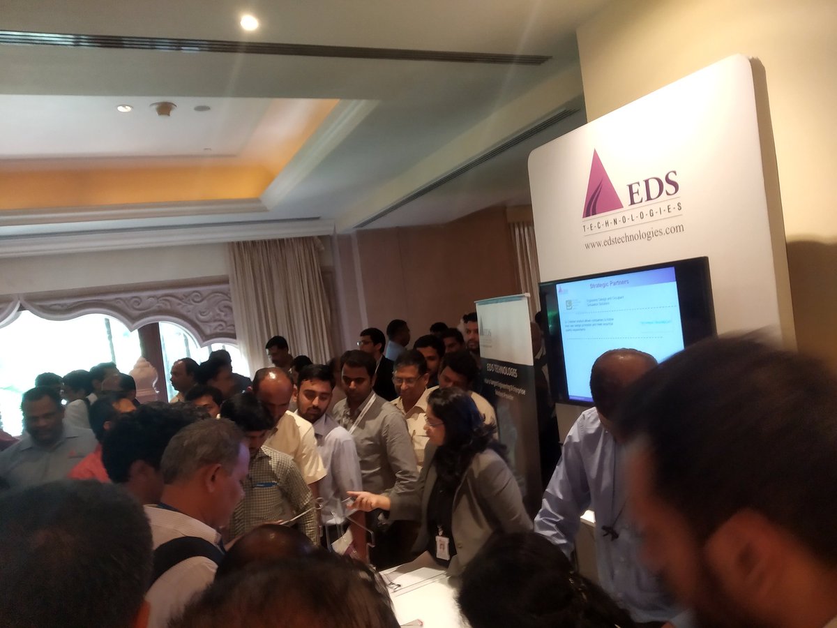EDSTechnologies's tweet photo. Great engagement at our booth with @slsm1964 #thinkandtweet 
#sustainableInnovation 
#3DXFORUM
#3DEXPERIENCE
#Edstechnologies
@EDSTechnologies
@3DSIndia https://t.co/vHpD8ckbzm