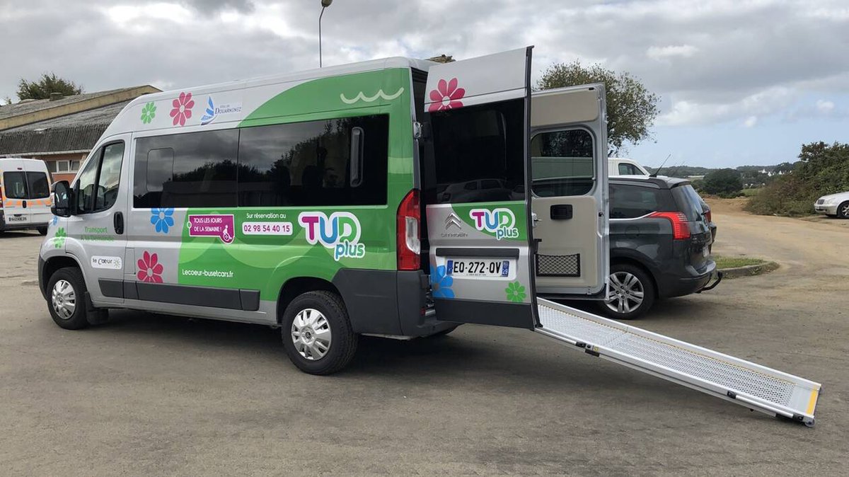 Douarnenez. Tud Plus, le minibus pour les personnes à mobilité réduite #mobilite #handicap #mobilite #TudPlus > viareunir.com/article/5514