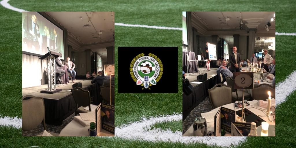 BSE3d's tweet photo. We were lucky to have attended the annual PFA lunch last Friday at Grosvenor House Hotel. Guests included John Terry and it was hosted by @talkSPORT's @raystubbs. Fantastic lunch, thank you @PFA. https://t.co/CN1jHkASMS