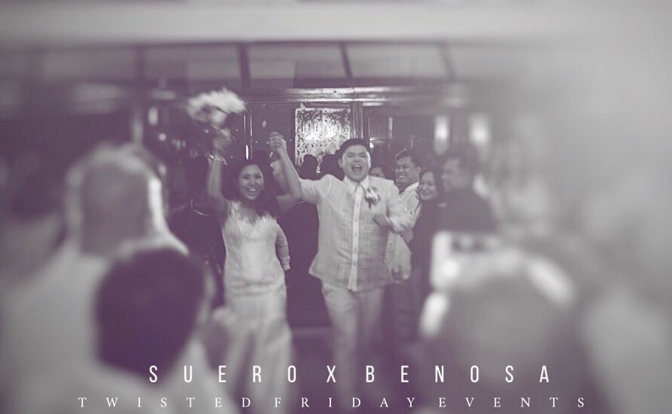 twistedfridayph's tweet photo. Smiles that keep us going❤️
Suero - Benosa Wedding💍
#TwistedFridayEvents
#WeekendMonsters
#HypeManila https://t.co/LYynjaRvs7