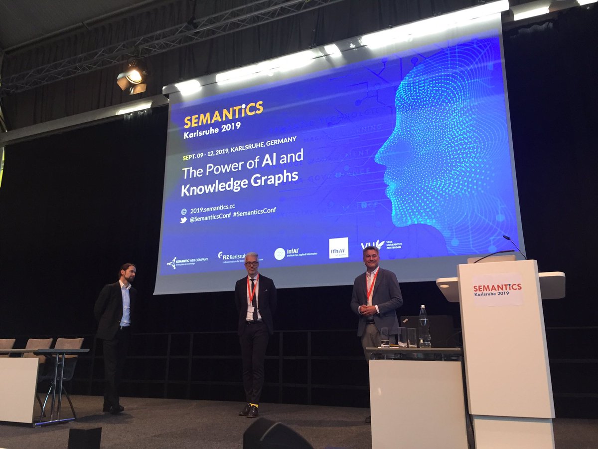 em_alam's tweet image. General chairs ready to open @SemanticsConf #semantics2019