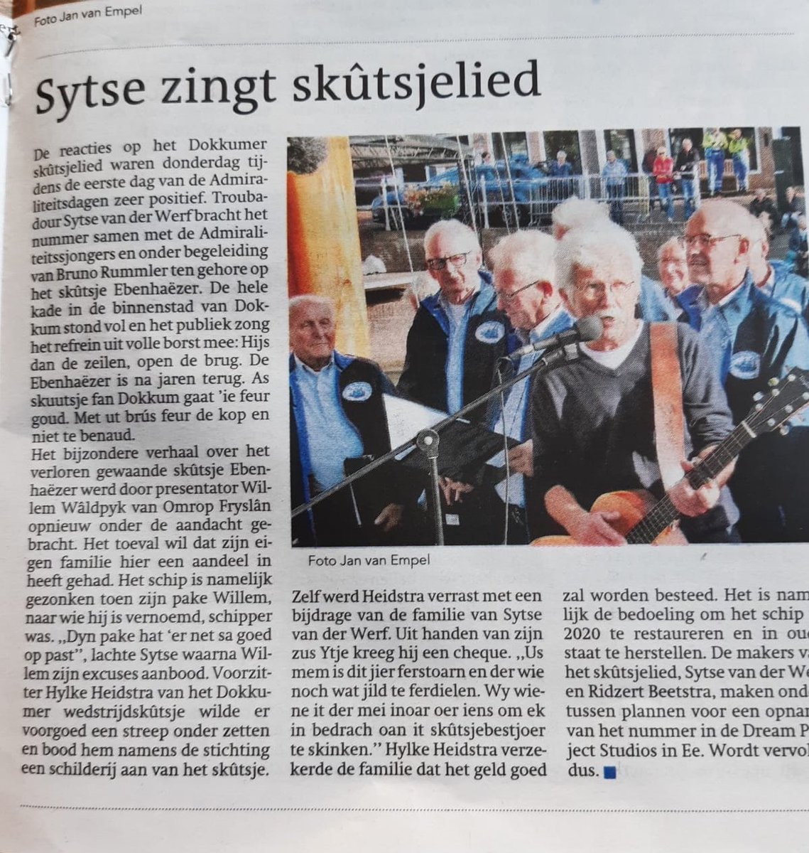 StedDockum's tweet photo. Vandaag in de krant! https://t.co/ls4IZVAsUK
