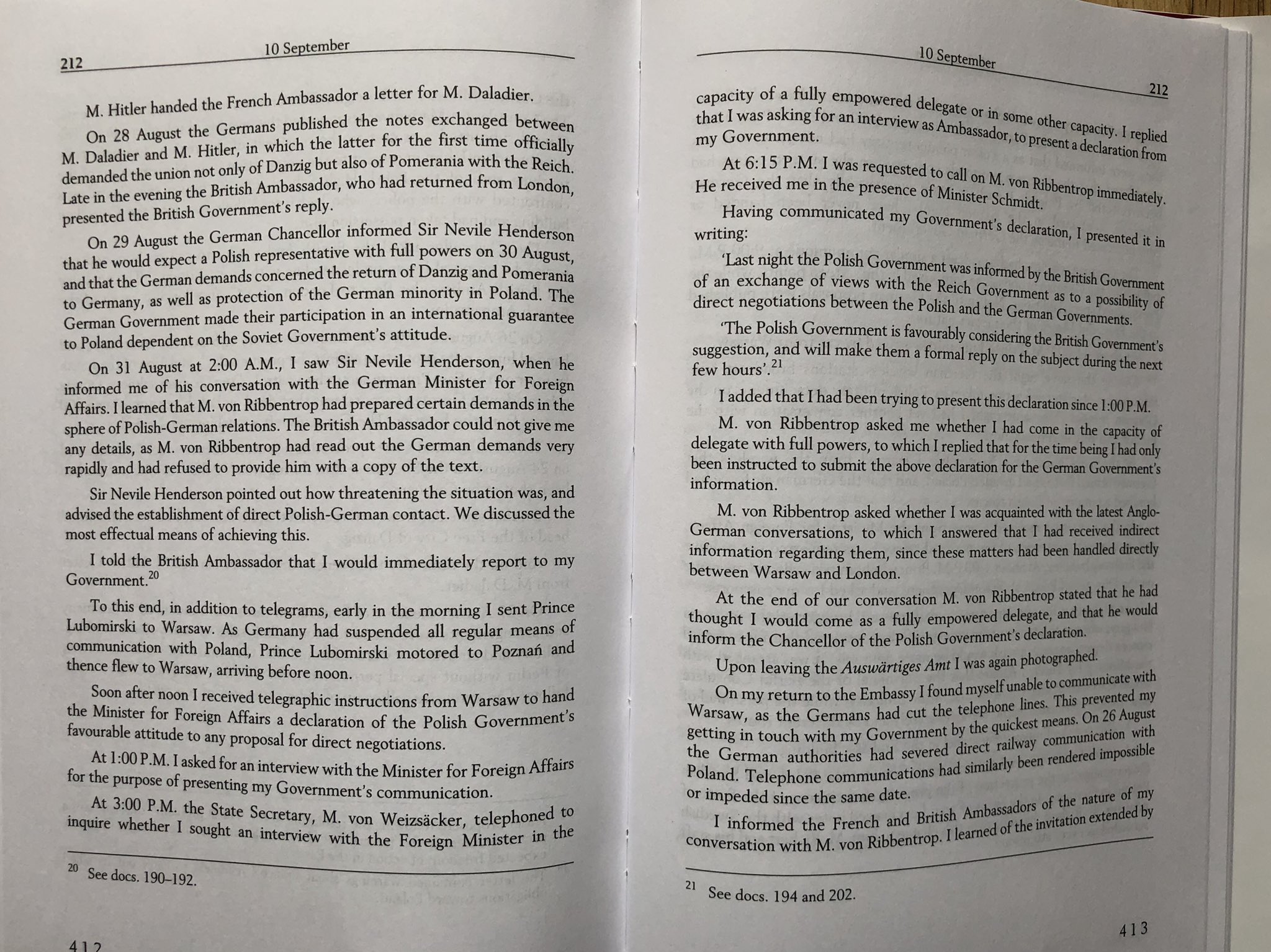 Józef Lipski, Poland’s Ambassador to Berlin (1933-39) the Final Report ...