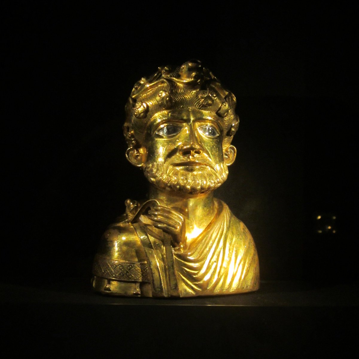 Rembrandt S R M Pa Twitter Aquamanile In The Shape Of A Small Half Figure C1170 Aachen Treasury Gilded Bronze 18 3 Cm High Perhaps Bacchus Vine Leaves Wrapped Around The Head Between Two Vines