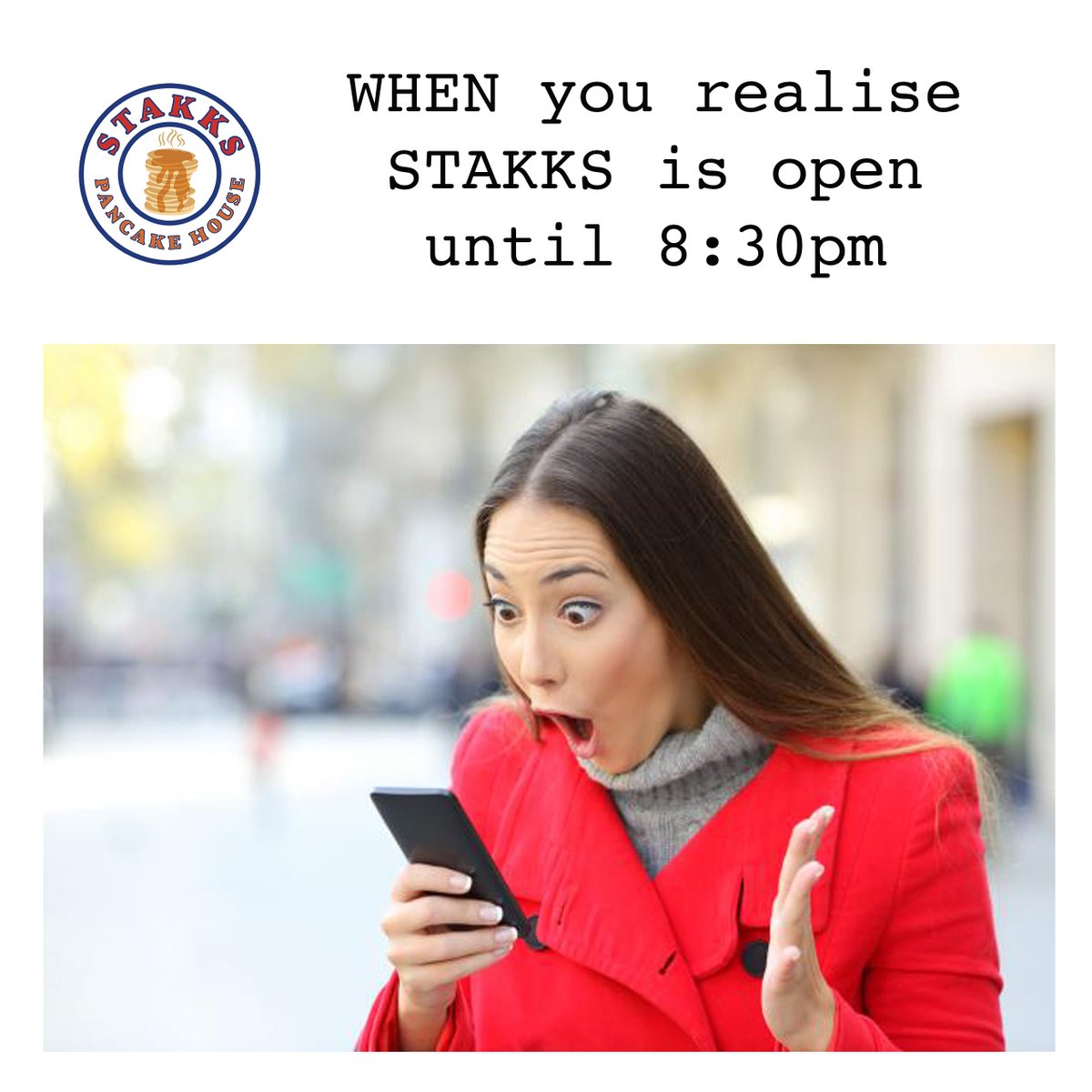 Our exact reaction 😋 Sit in or order on Deliveroo! 🚙
🌟TripAdvisor Certificate of Excellence Winner 2019 🌟
#1stfloor #deliveroo <a href="/themarlands/">The Marlands</a> #openlate #stakks #southampton #stakkspancakes #pancakes #pancakehouse #sotoneats