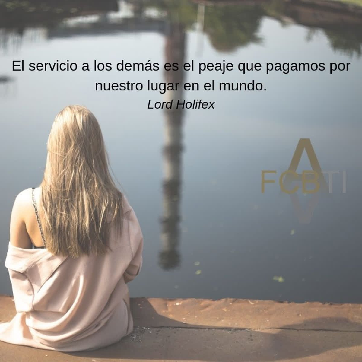 fundares's tweet photo. El servicio a los demás es el peaje que pagamos por nuestro lugar en el mundo. Lord Holifex https://t.co/Bxry6DhSZp