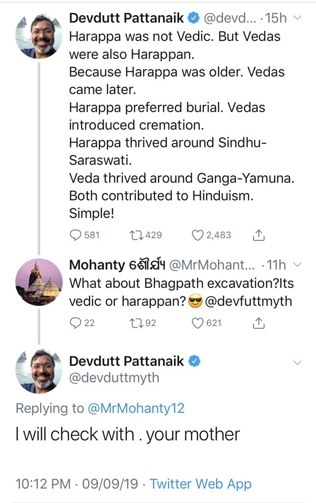 Image result for devdutt pattanaik vulgar tweets