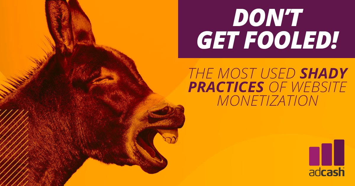 Adcash's tweet photo. 💥 We are about to shed light on some shady practices that might seriously affect the process of picking your monetization partner. 💥 😳 A bit provocative? Read more and find out if you’re getting fooled 🕵️: https://t.co/OXXe2G0bah
#adcash #adtech #shadypractices #monetization https://t.co/7a7ImEswsc