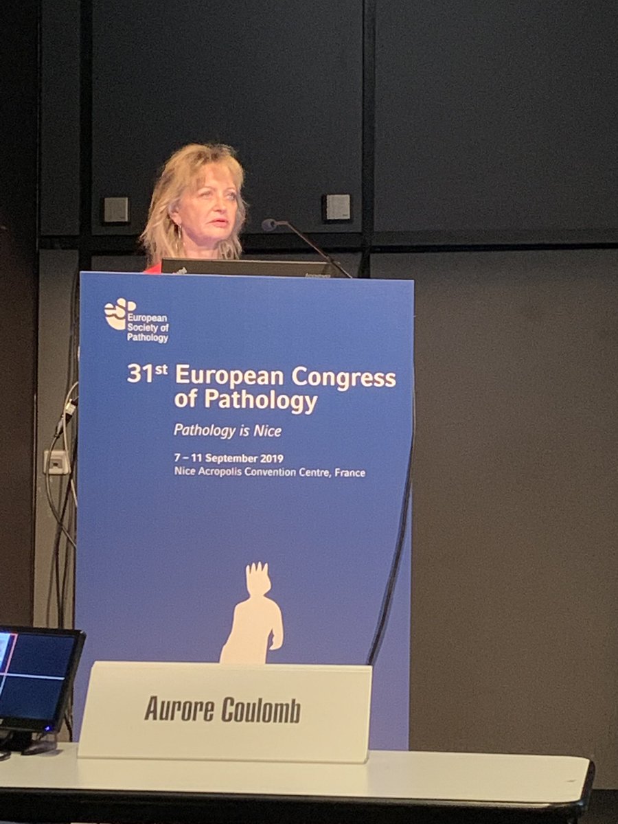 mreyesm's tweet photo. Excellent talk by Prof. Sylvie Fraitag at the #ECP2019Nice #PediPath session on vascular lesions. https://t.co/L0OJfbetwT