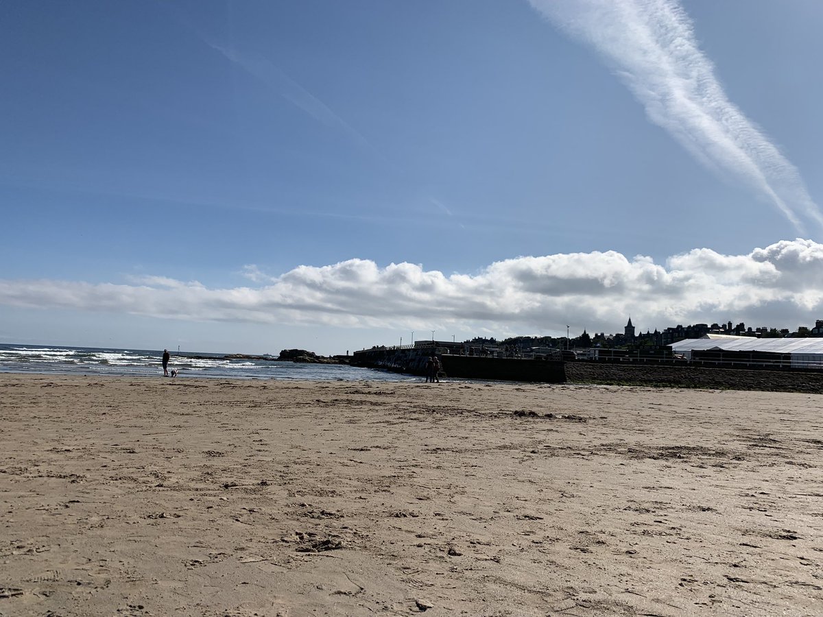 Hey <a href="/piersmorgan/">Piers Morgan</a> doesn’t always rain in Scotland! I’m just back from St Andrews and sunny sky all round. Dunhill prep coming along nicely for you!