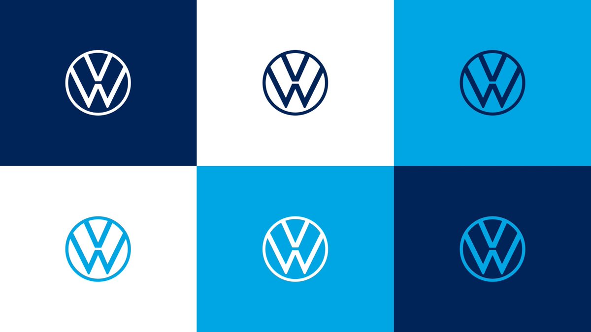 AuRupteur's tweet image. Le nouveau logo VW, dévoilé avec l'ID.3 :