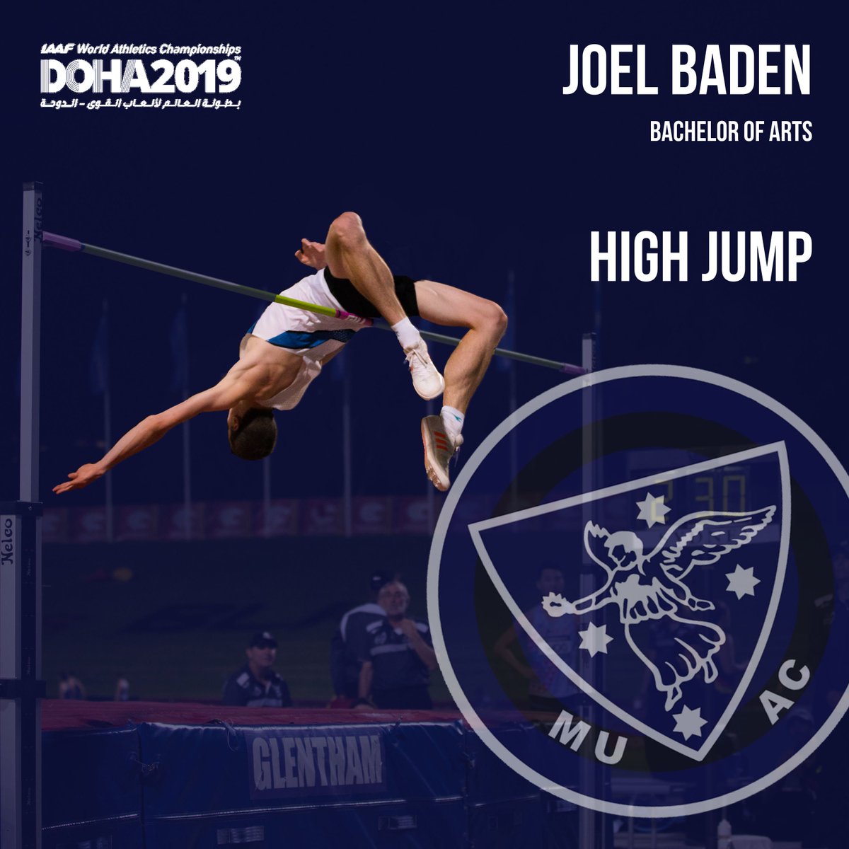 MUAthleticsClub's tweet photo. Congratulations to Catriona, Jemima and Joel on their selection in the Australian Team for @IAAFDoha2019 #SupportTheSash https://t.co/YadhNTAvnB