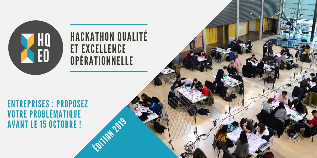MFQM_PDL's tweet photo. #Entreprises : proposez votre problématique pour le #HackathonQEO 2019! Ensemble des étudiants devront relever le défi de répondre à des problématiques réelles d'entreprises et leur proposer un plan d'actions concret : https://t.co/rjEtBUPJPt - Evénement organisé par le @MFQM_PDL https://t.co/w1SyOZRLqL