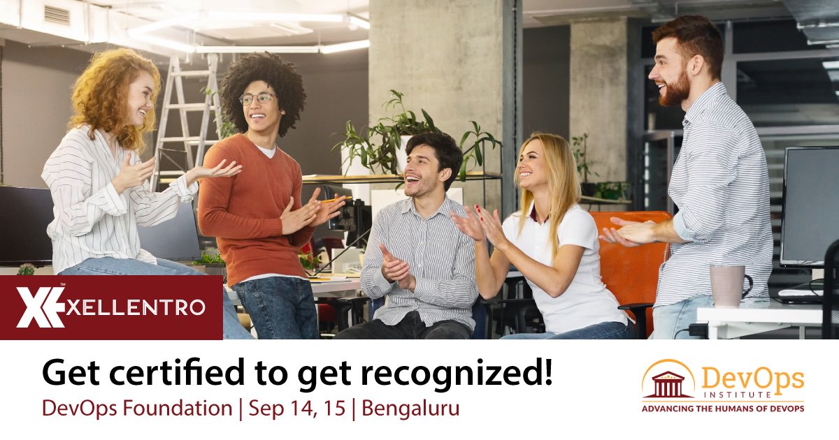 xellentro's tweet image. We're offering a weekend course for #DevOps Foundation Certification in Bengaluru. 
Enroll now and change the direction of your career!
xellentro.com/devops-foundat…
via @DEVOPSINST
#DevOpsFoundation #DevOpsFoundationCertification #XellentroConsulting #WeekendDevOpsCourses
