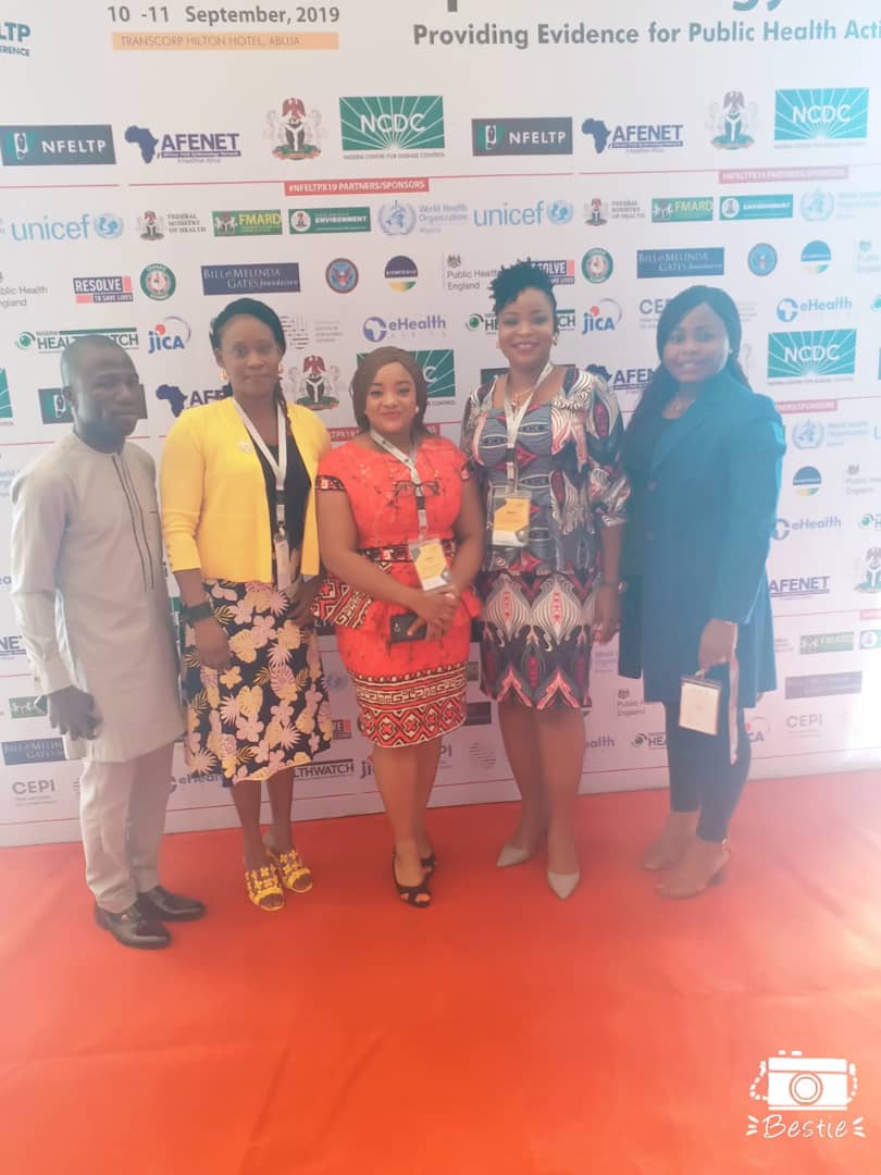 #NFELTPX19 Cohort NFELTP residents at the 4th NCDC/NFELTP conference. Applied Epidemiology. Providing evidence for public health action.