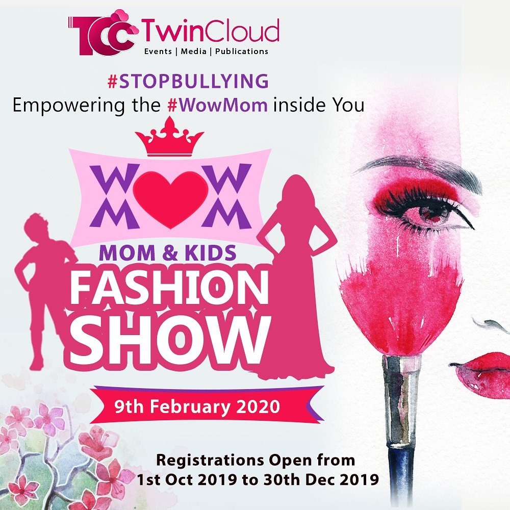 twincloudC's tweet photo. Good news to all ! Twin cloud cordially invites all to mom and kids fashion show 'wowmom' 'for social cause awareness 'stop bullying' . Come empower the woman inside you.
#wowmom #
Twincloud #events #media #publication #mom #kids #fashionshow #empower #women #prideofindia https://t.co/bwQU7vzqTu