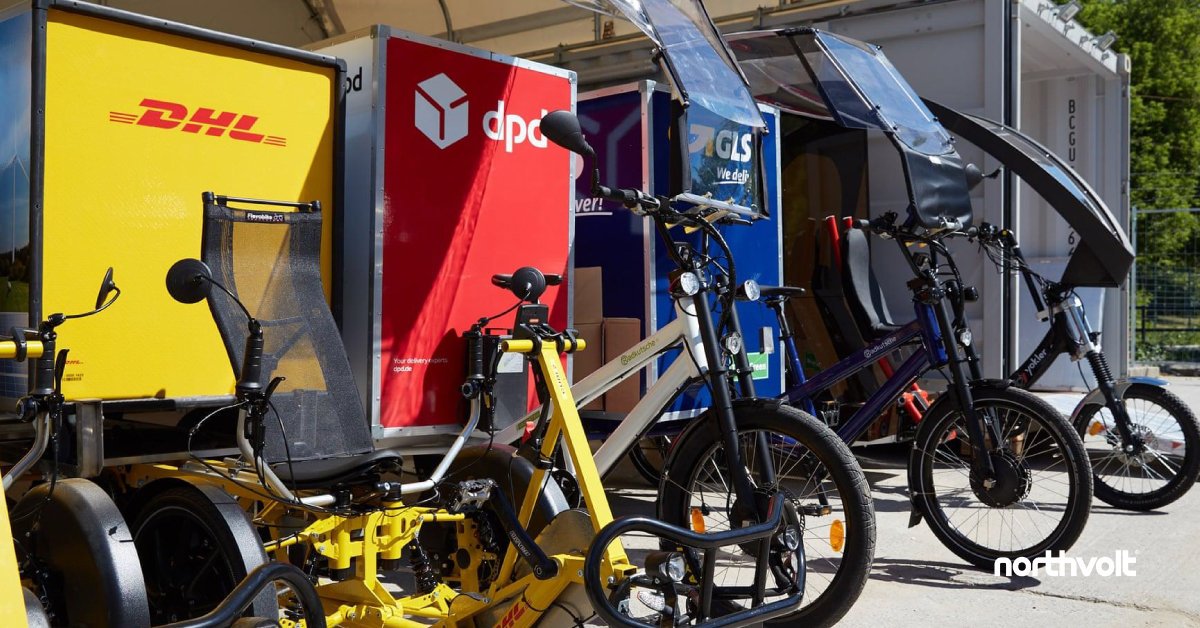 “It’s sometimes thought of as last-mile deliveries, but in reality, what’s evolving is much more comprehensive,” – <a href="/MayneKevin/">Kevin Mayne</a> on impact of #electric cargo bikes on urban #logistics, where one bike can mean avoiding 1 tonne of #CO2 per year. Full story at northvolt.com/e-bikes/