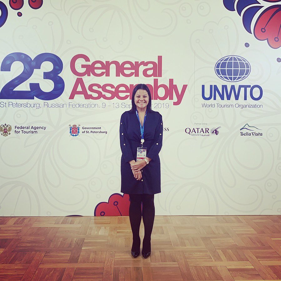 NataliaBayona's tweet photo. . Everything is ready for the @UNWTO #generalassembly ... It would be full of education, innovation, sustainability and new amazing projects for our Member States! #gotourism Stay tunned for more info! https://t.co/1RYEeuKDrC