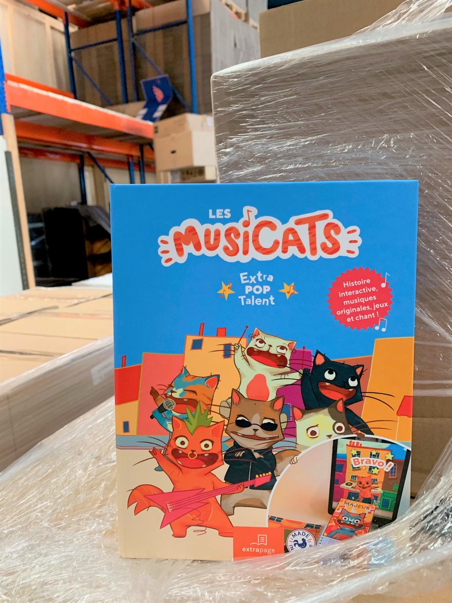 The Musicats are here! The 4000 copies just arrived! launched very soon...

#madeinFrance #kidsbooks