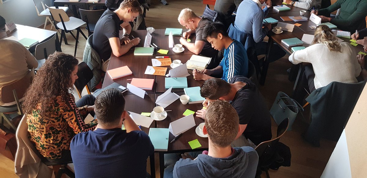 We zijn gestart! 28 (!!) gedreven ondernemers van <a href="/hanze/">Hanze</a> <a href="/nhlstenden/">NHL Stenden</a>  en <a href="/Windesheiminfo/">Hogeschool Windesheim (inactief)</a> starten vandaag hun half jaar De Noorderlingen tijdens de kickoff in @TheStudentHotel #DeNoorderlingen #Ondernemen